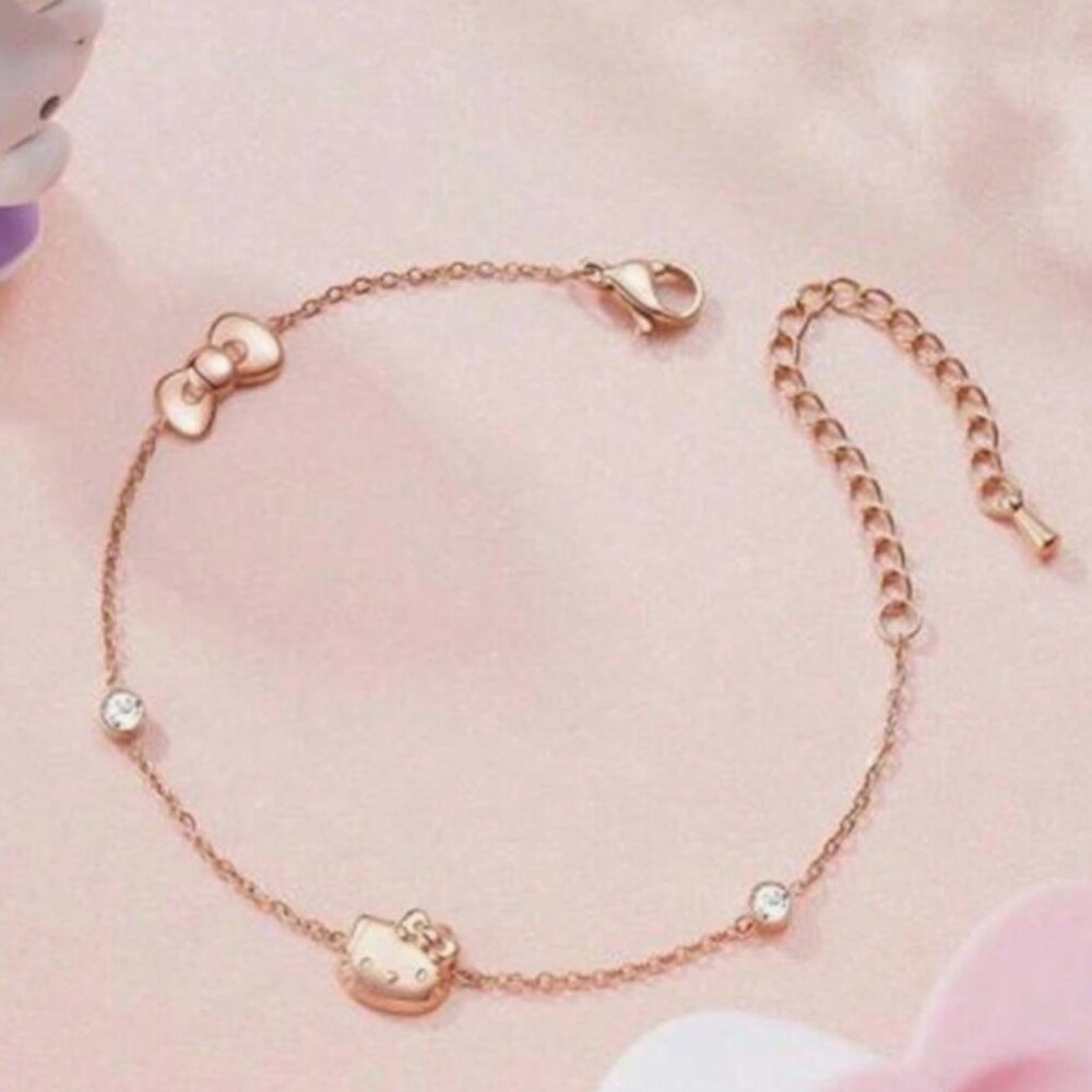 Gold Plated Sanrio Hello Kitty Bracelet